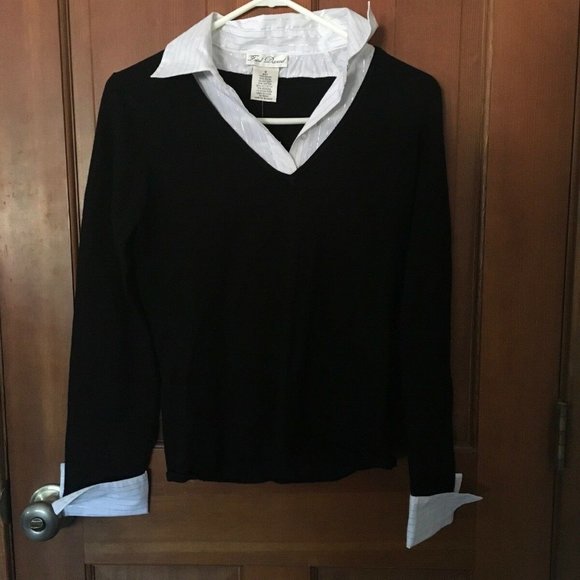 Ladies Small Fred David Long Sleeve Sweater Shirt - Picture 1 of 4